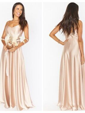 NWOT Show Me Your Mumu Women’s Champagne Anderson Maxi Dress Size Small